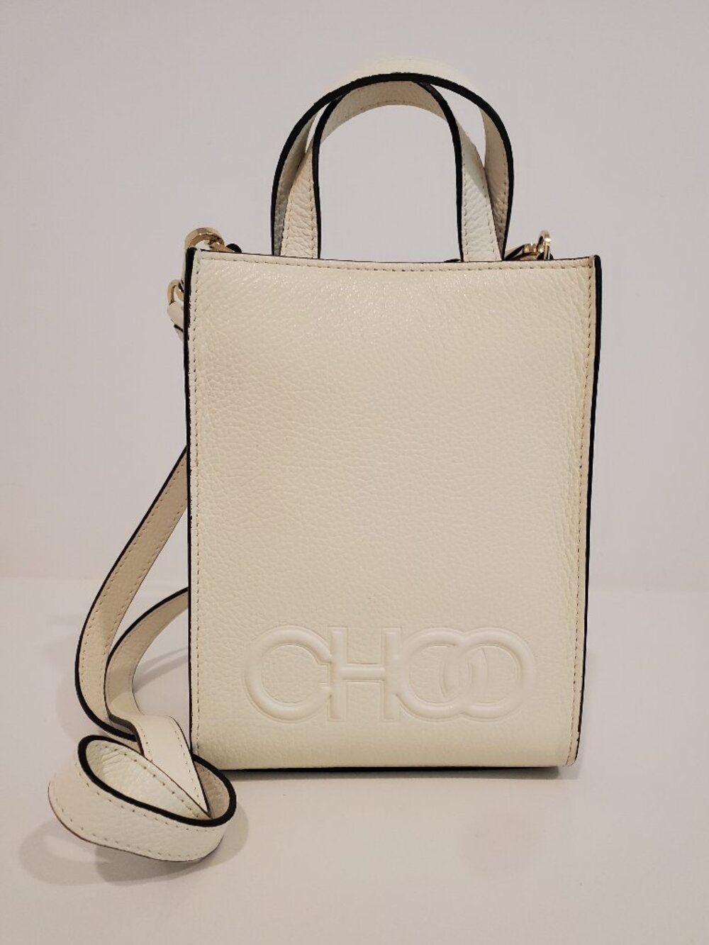 Jimmy Choo Mini Tote Leather Crossbody